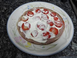 fresas con nata