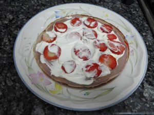 fresas con nata